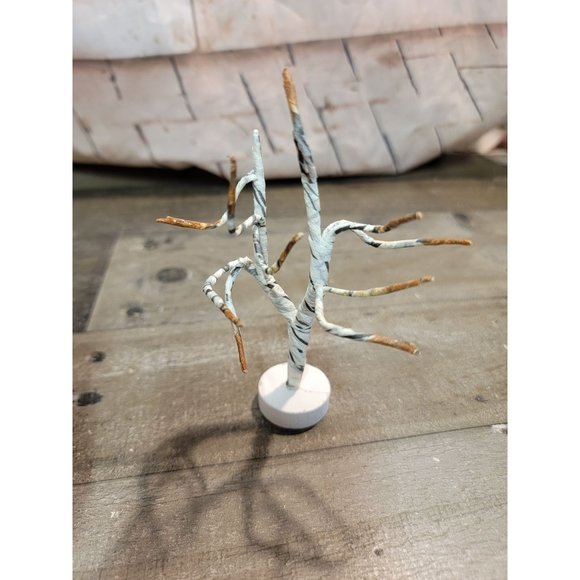 Mini White Birch Tree Village accessory fall autumn - Picture 3 of 4